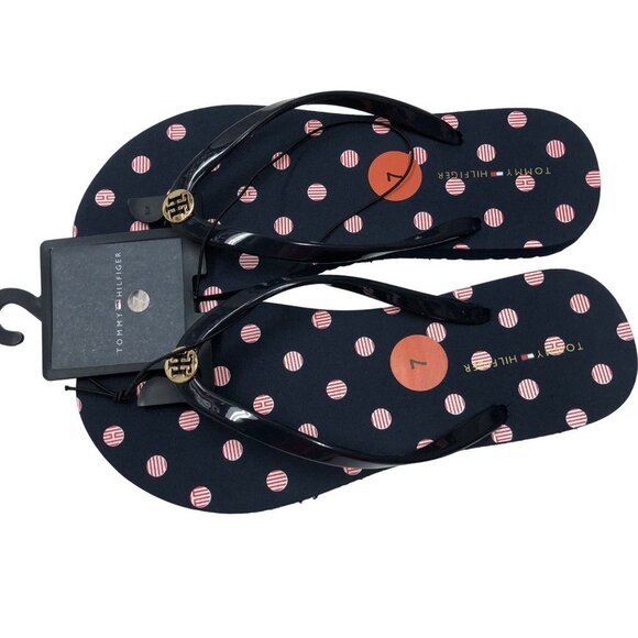 Tommy Hilfiger Womens Sandals Flip Flops Size 7 NEW WITH TAG - Picture 4 of 5